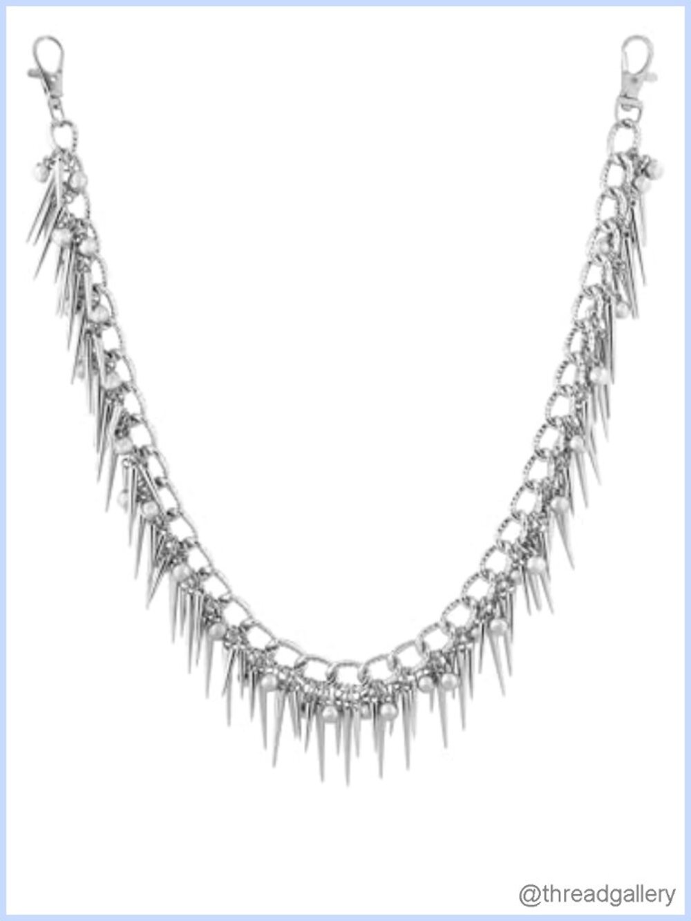 Spike Rivet Chain Pants Accessory Punk Grunge Wallet Belt Chain